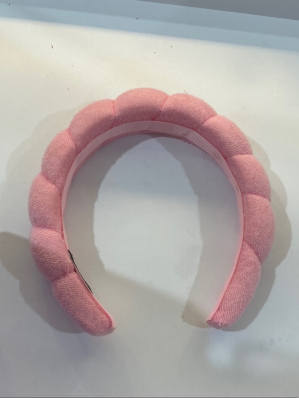 Kids Pink Padded Braided Headband by